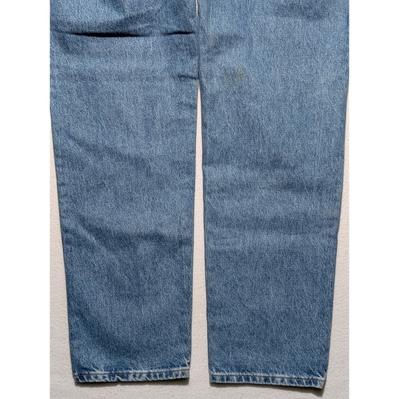 Vintage Lee‎ Jeans 34x32 Straight Leg Blue Denim USA Classic Fit - Picture 16 of 16